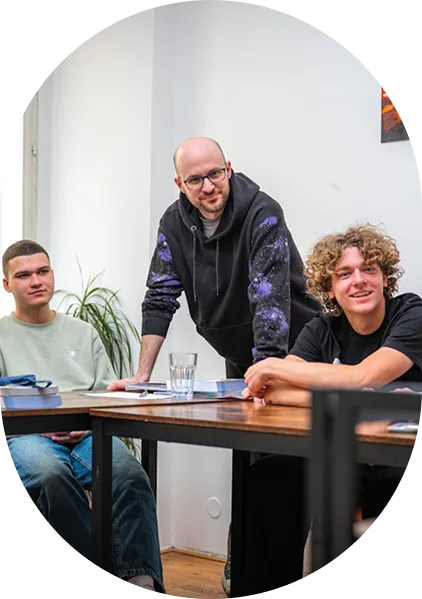 Students with mentor — Our Approach